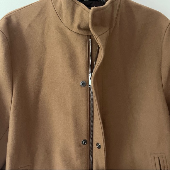 Men's Theory Wool Stand Collar Jacket M - Picture 4 of 8